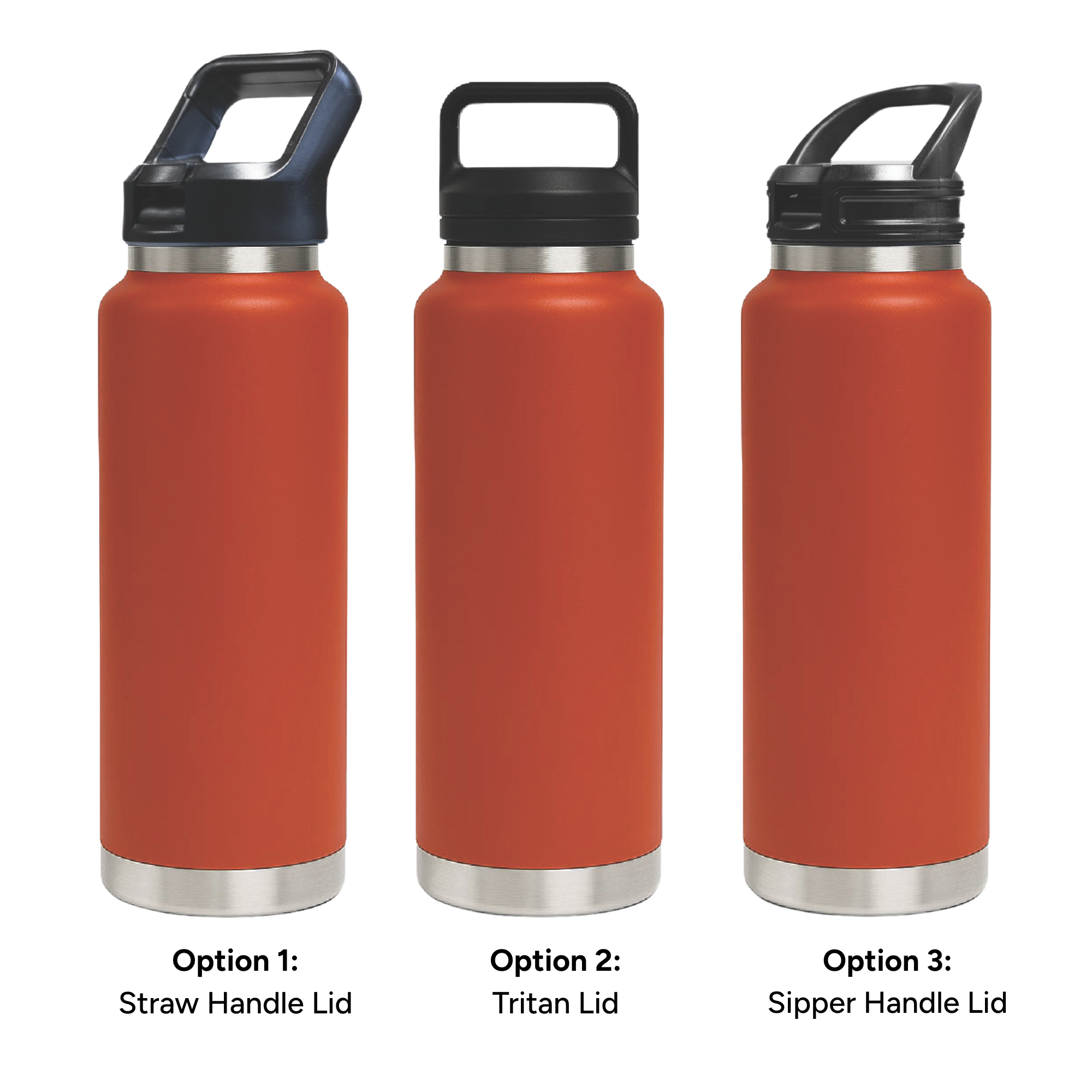 HYDRO – 1L Vacuum Bottle – 3 Different Lid Options
