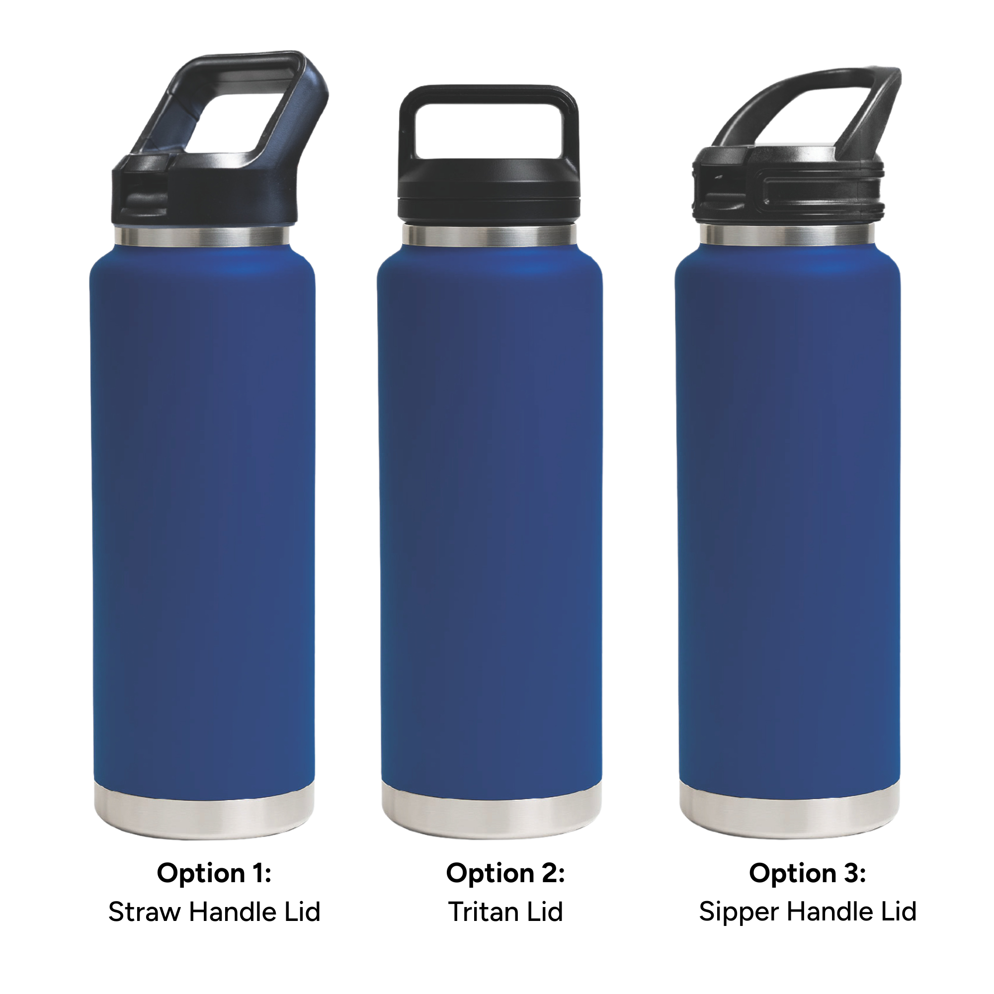 HYDRO – 1L Vacuum Bottle – 3 Different Lid Options