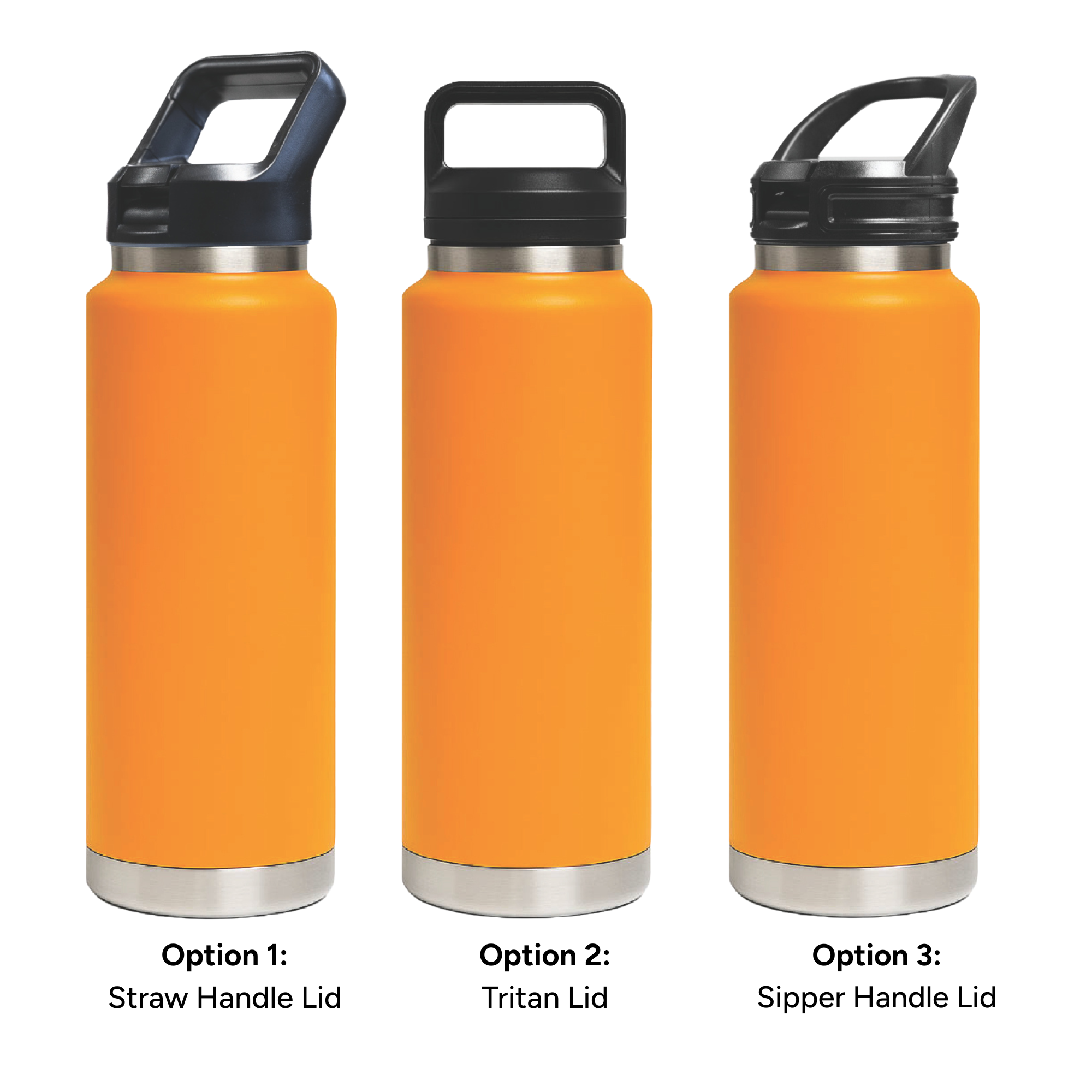 HYDRO – 1L Vacuum Bottle – 3 Different Lid Options