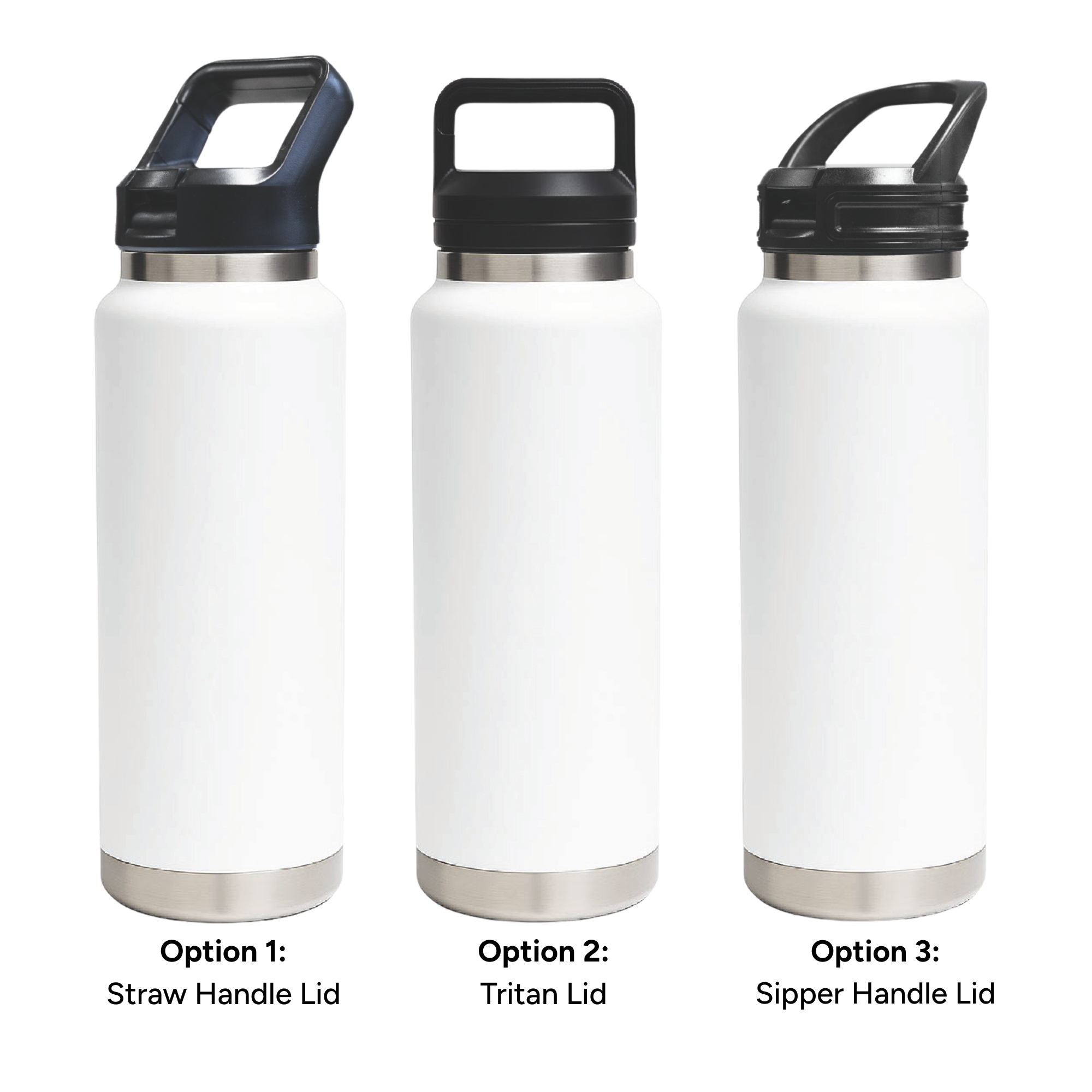 HYDRO – 1L Vacuum Bottle – 3 Different Lid Options