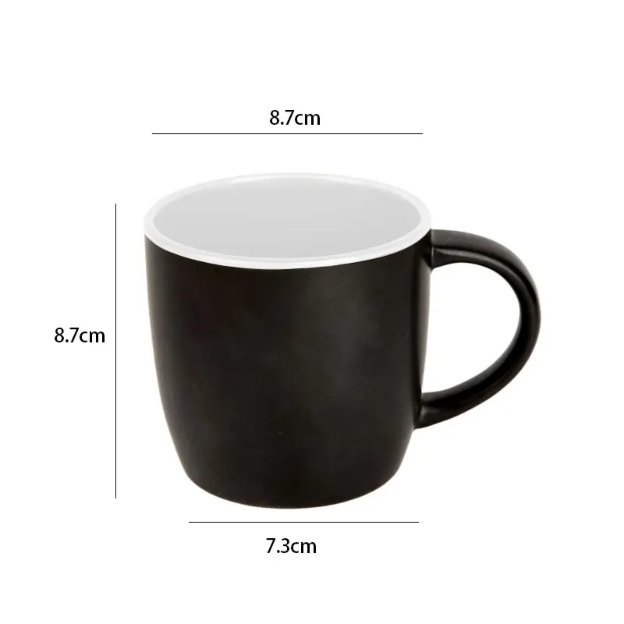 350ml Inside Coloured Coffee Mug