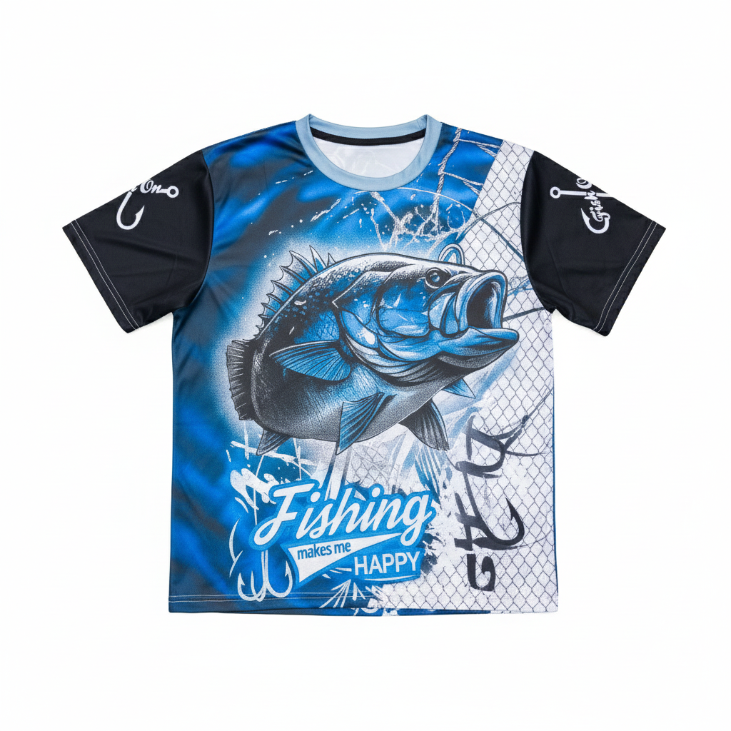 Men’s Polyester Sublimated Fishing Tee