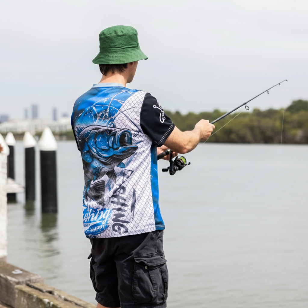 Men’s Polyester Sublimated Fishing Tee