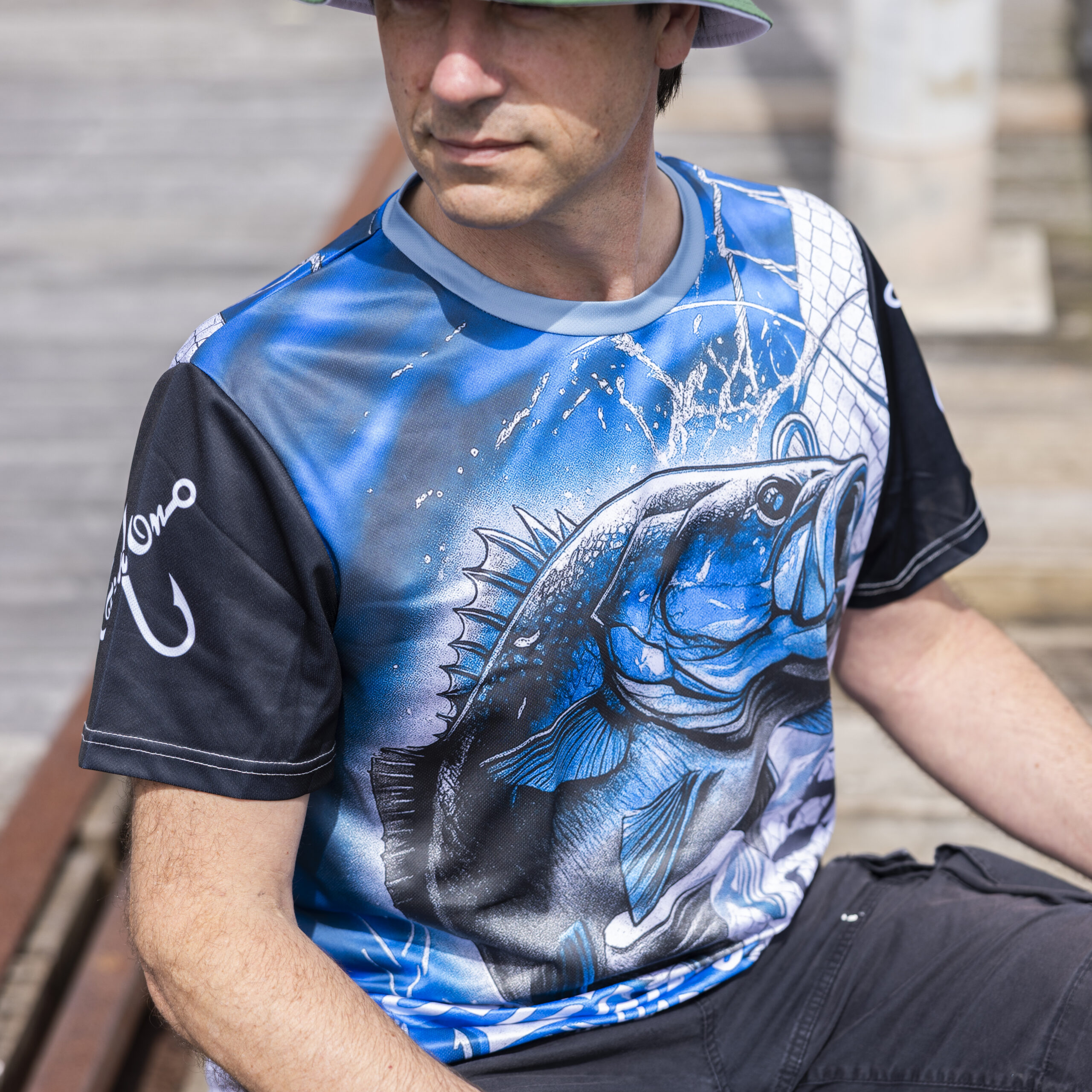 Men’s Polyester Sublimated Fishing Tee