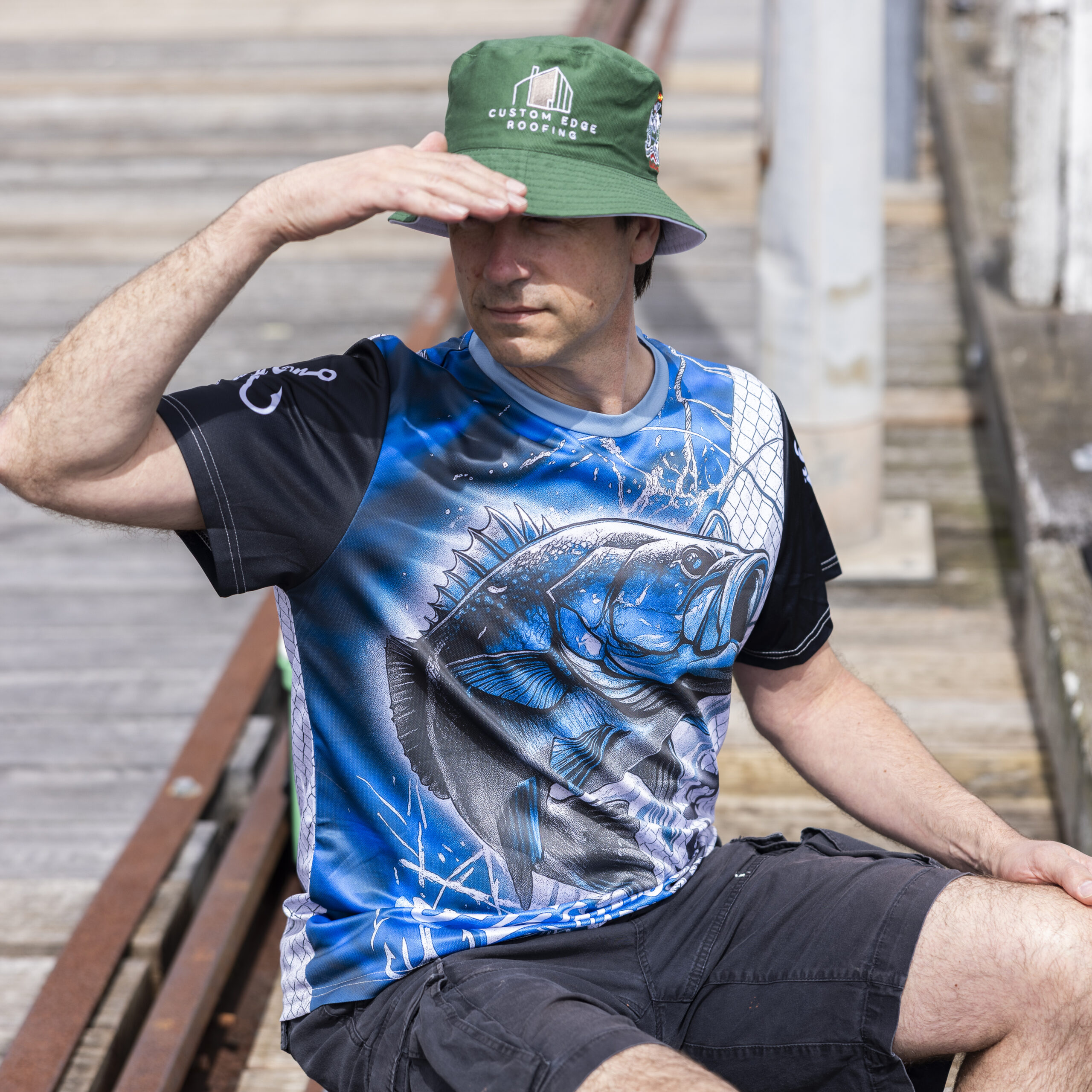 Men’s Polyester Sublimated Fishing Tee