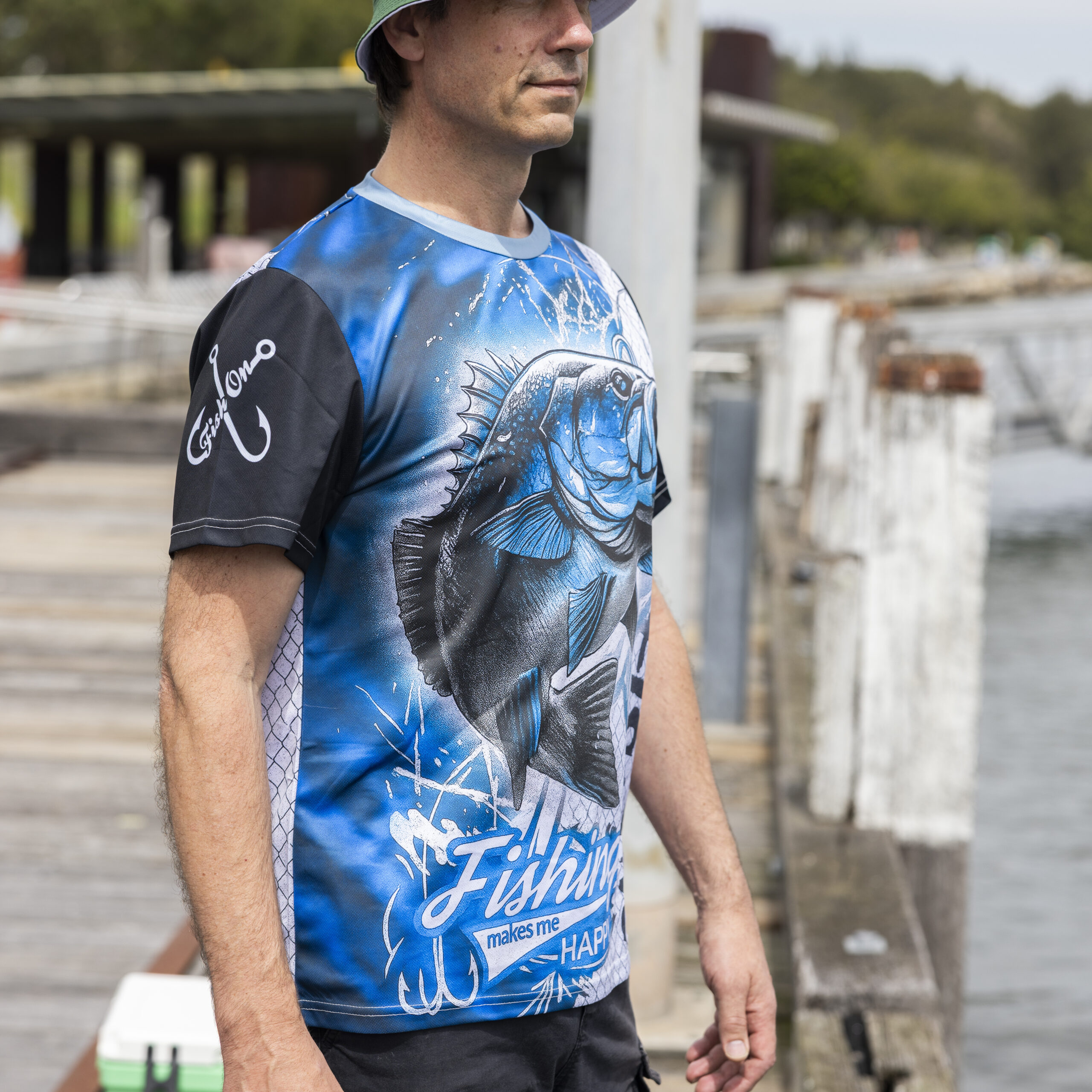 Men’s Polyester Sublimated Fishing Tee