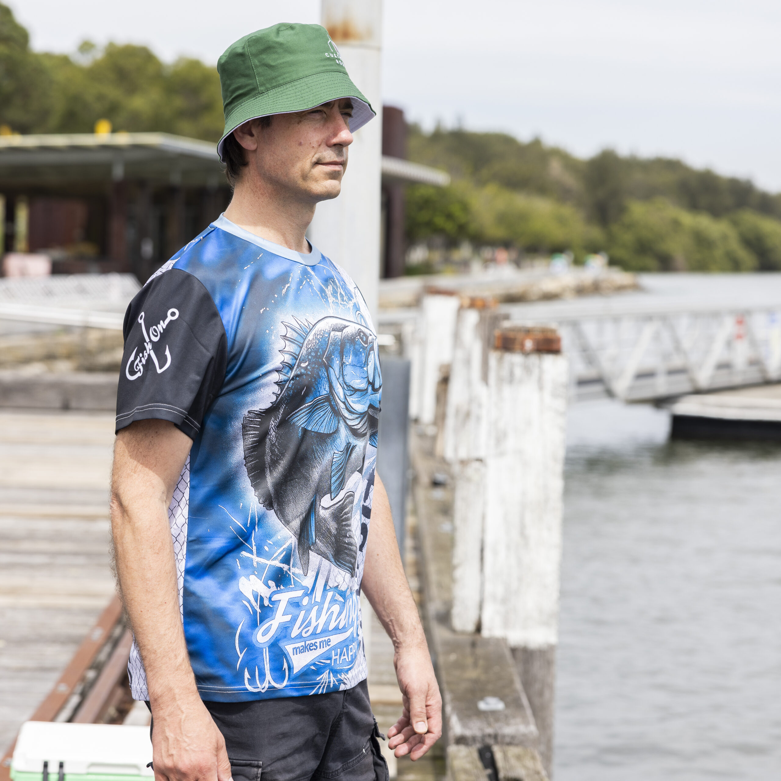 Men’s Polyester Sublimated Fishing Tee