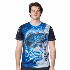 Men's Polyester Sublimated Fishing Tee