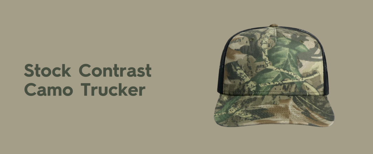 Stock Contrast Camo Trucker