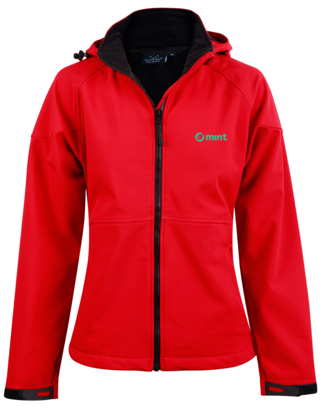 JK34 Aspen Softshell Hood Jacket Ladies’