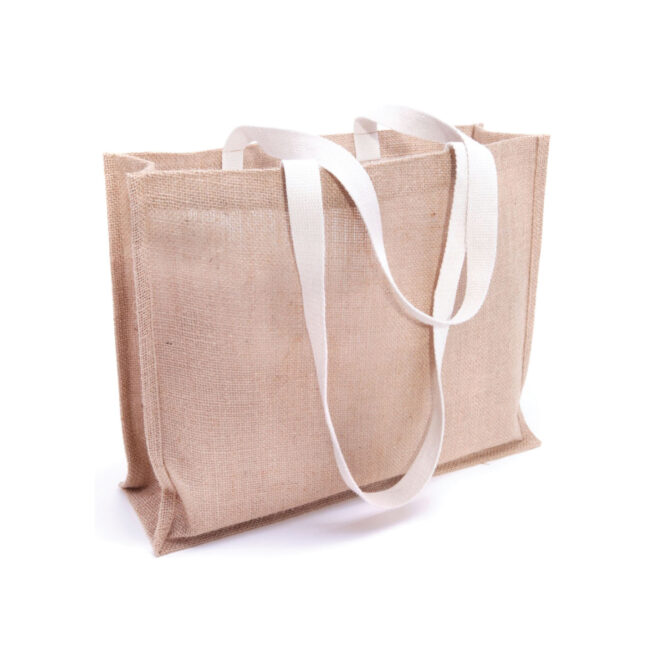 Jute Boutique Bag With Gusset