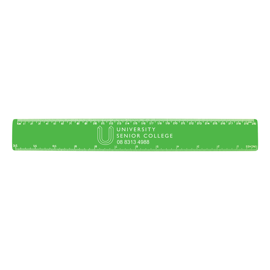 30cm Metric Plastic Ruler