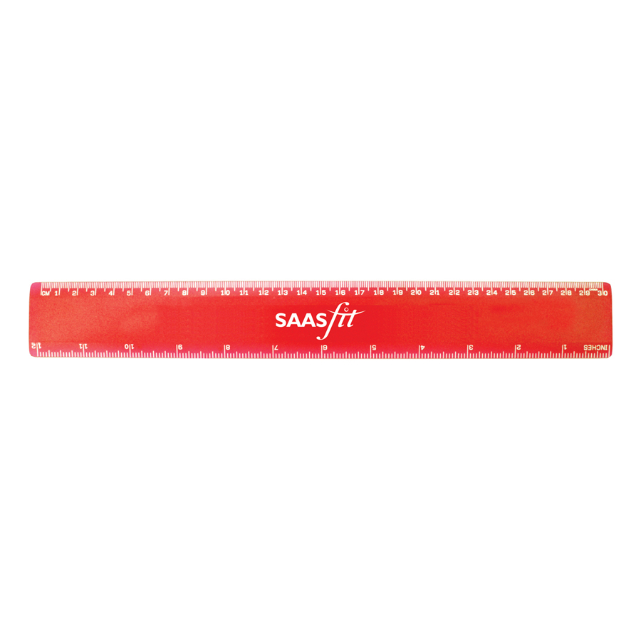 30cm Metric Plastic Ruler