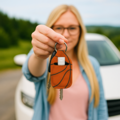 Neoprene Keychain (5.5 x 10cm)