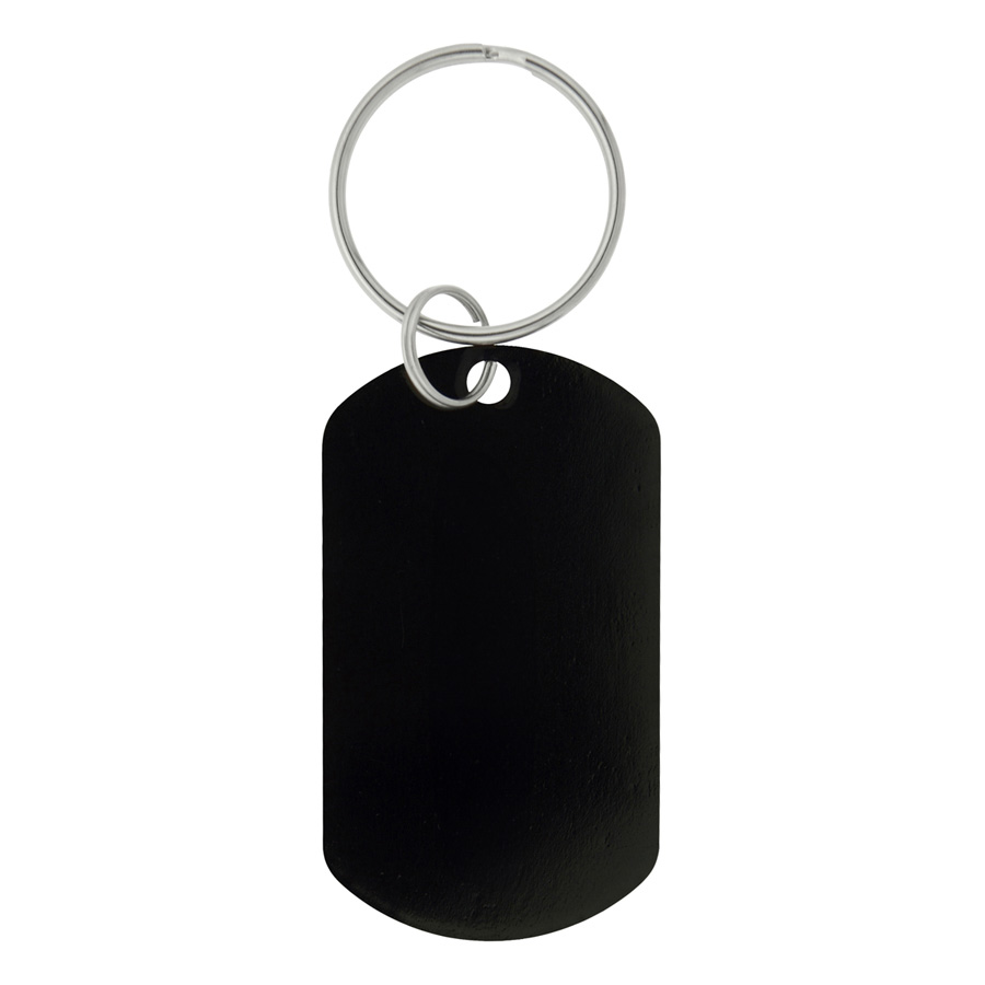 Aluminium Dog Tag Keychain
