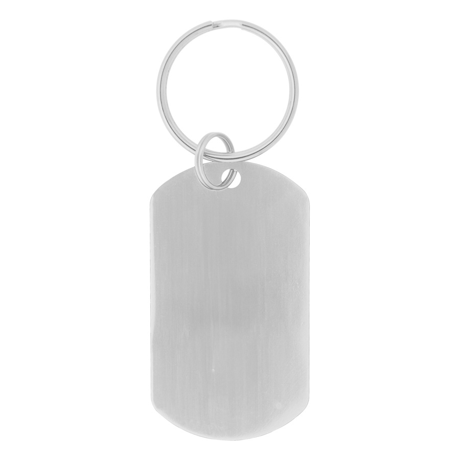 Aluminium Dog Tag Keychain