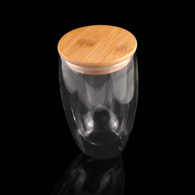 Sierra 450ml Double Wall Glass Cup