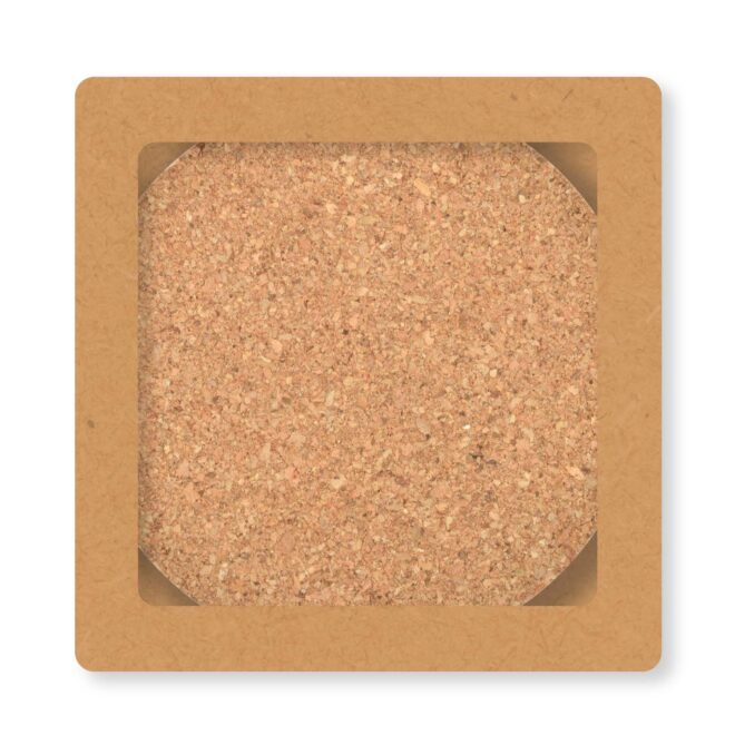 Villa Cork Round Coaster – Set of 4