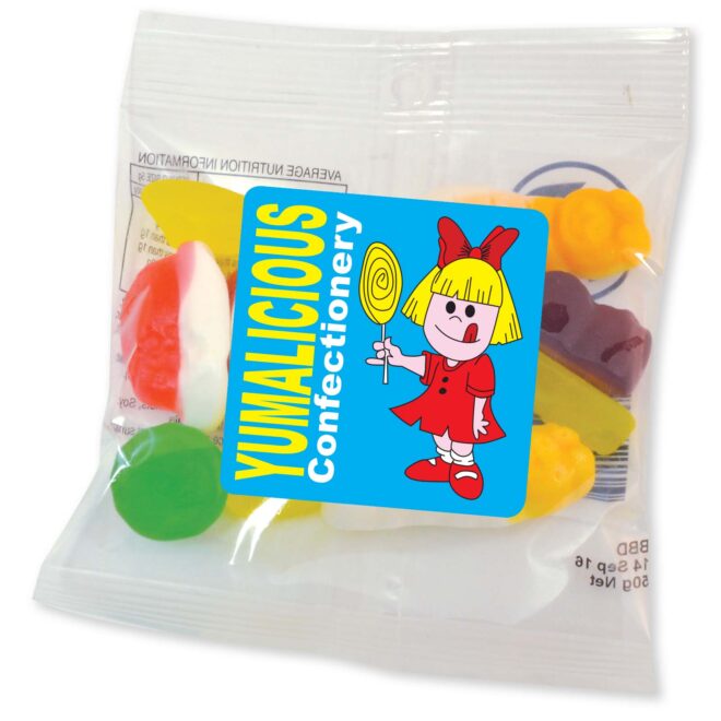 Mixed Jelly Party Snacks – 50g Cello Bag