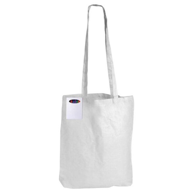 Colouring Long Handle Cotton Bag & Crayons