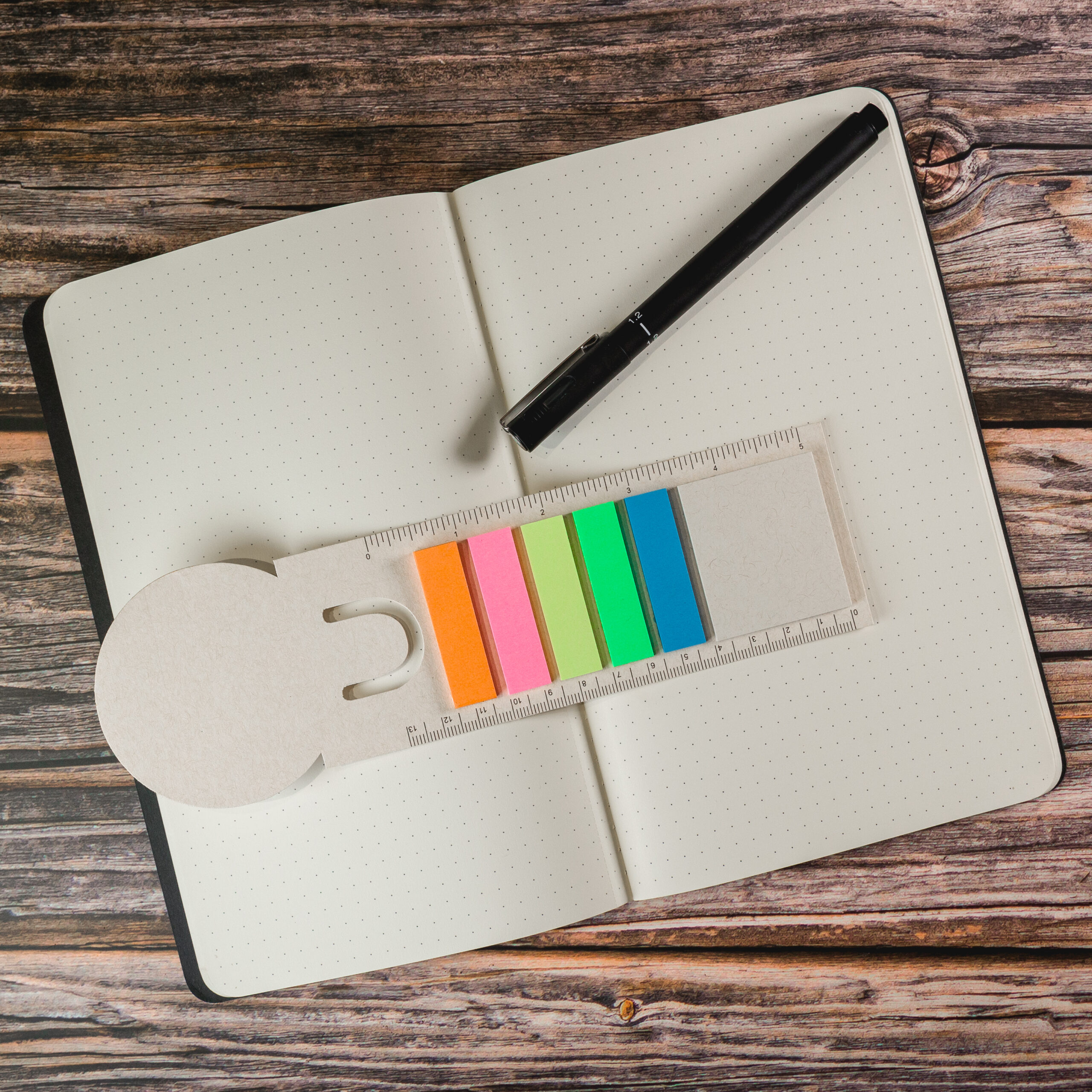 Circle Milk Carton Bookmark