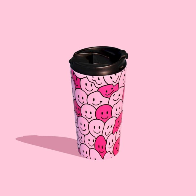 3D Textured Travel Cup