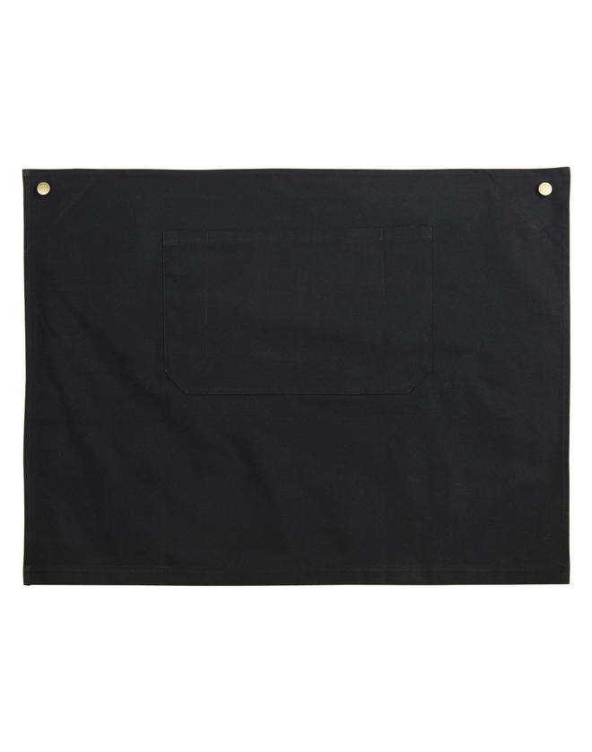 M3100_Black_l (M3100) Fitzroy Half Waist Apron