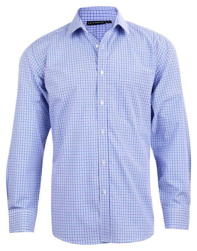 Men’s Multi-Tone Check Long Sleeve Shirt