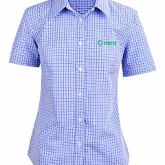 Ladies’ Multi-Tone Check Short Sleeve Shirt