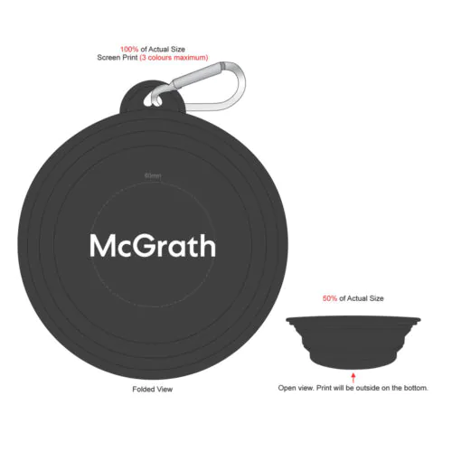 Silicone Collapsible Pet Bowl