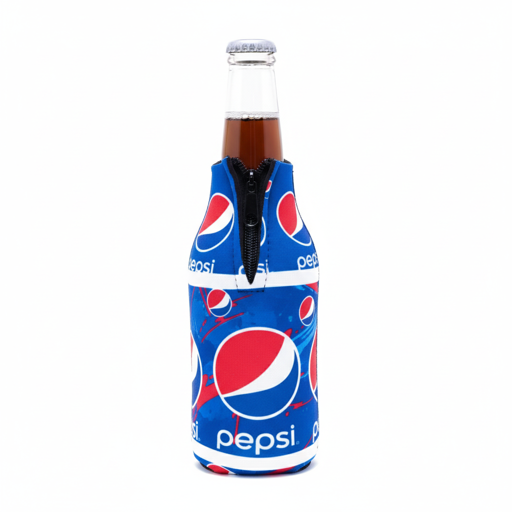 Long Neck Bottle Cooler with Zip