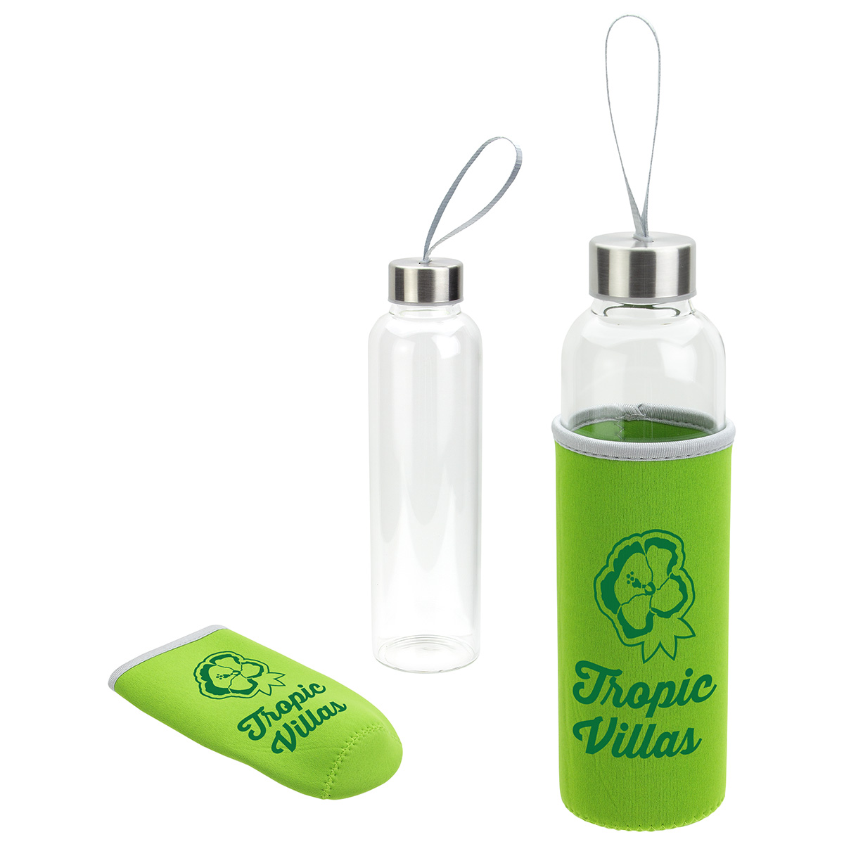 600ml Jupiter Glass Bottle With Neoprene Sleeve