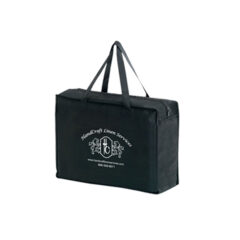 Non-Woven Essential Briefcase Tote With Zipper Closure