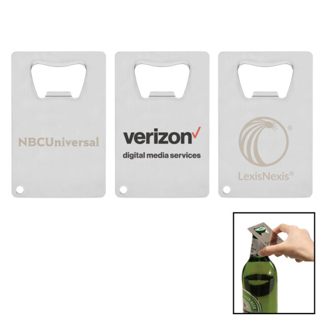 Credit Card Polished Bottle Opener