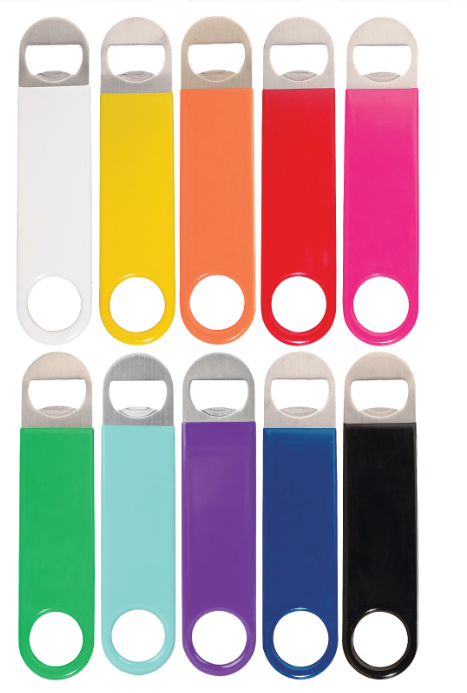 Vinyl Wrapped Paddle Style Bottle Opener