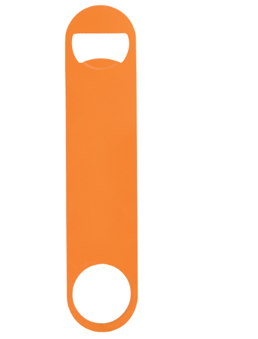 Paddle Style Powder Coated Steel Bottle Opener