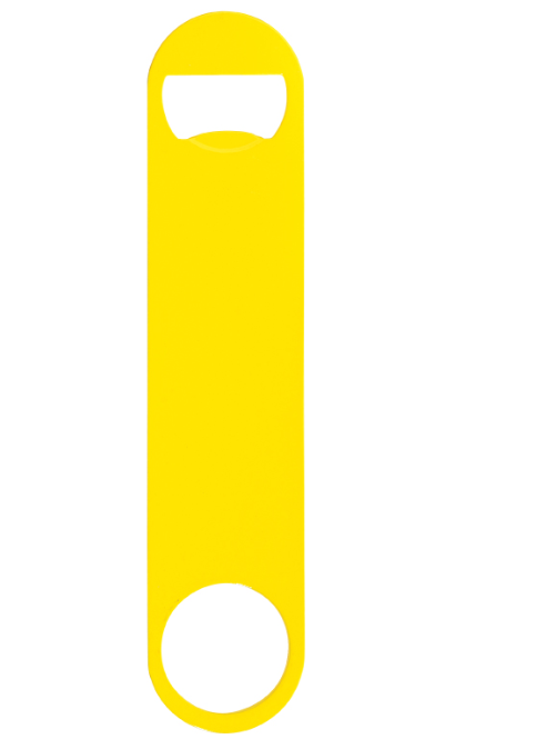 Paddle Style Powder Coated Steel Bottle Opener