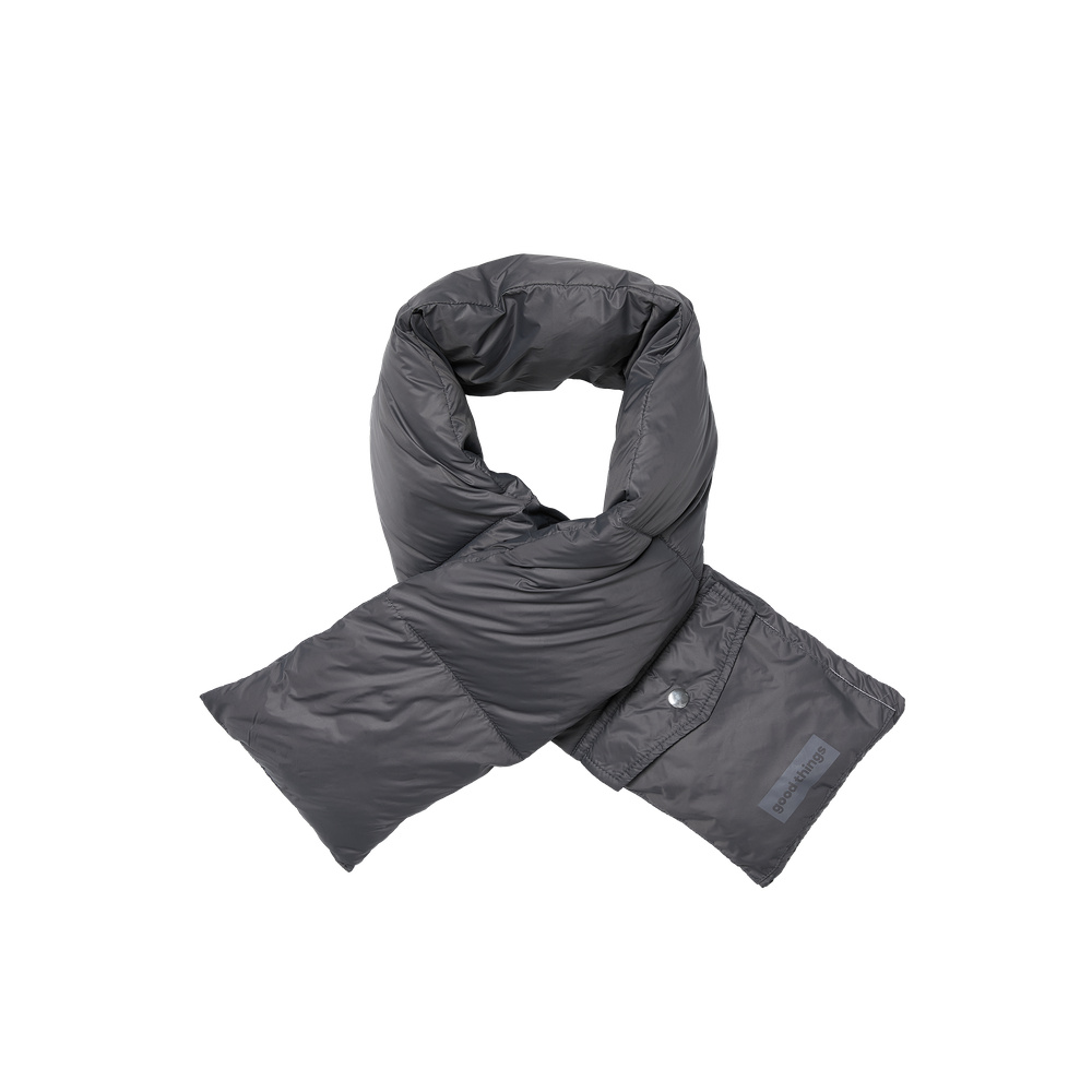 Branded Puffer Scarf