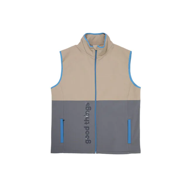 Premium Contrast Soft Shell Vest