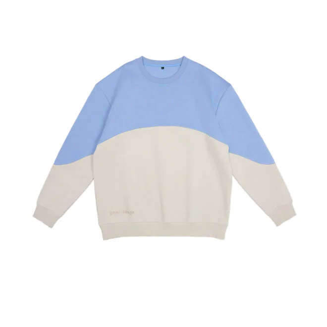Two Tone Crew Neck Jumper