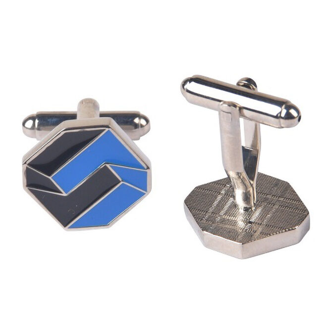 Custom Made Enamel Crest Cufflinks