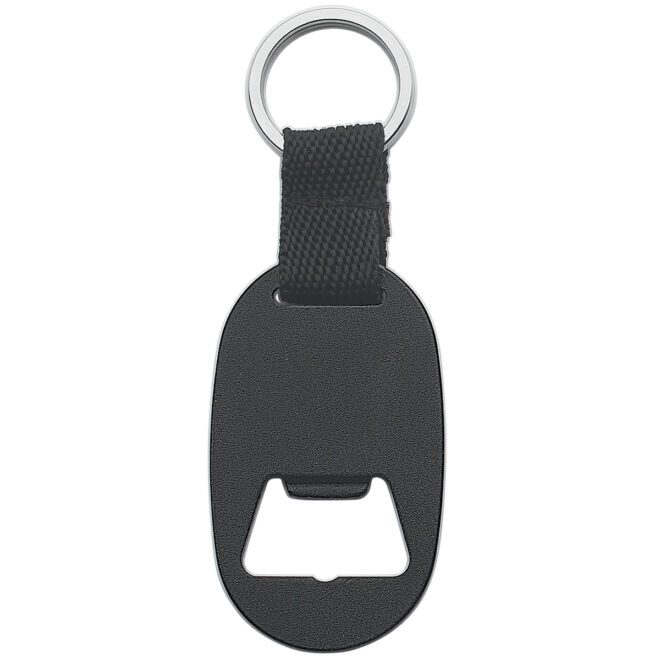 Metal Keyring With Bottle Opener