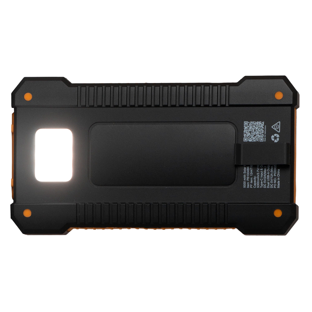 Radiant 5000 mAh Solar Power Bank