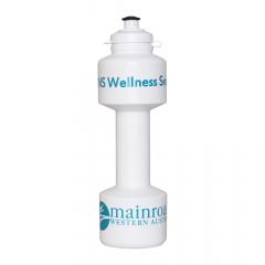750ml Dumbell Flip Top Drink Bottle