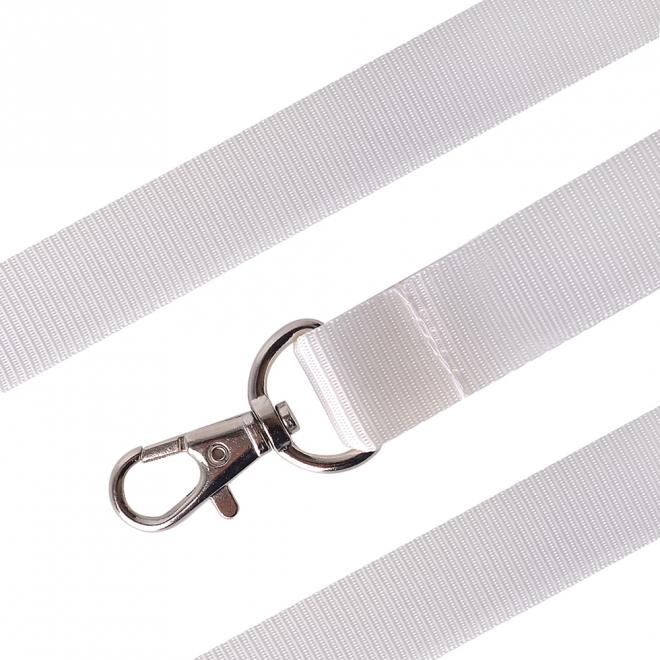 PCL05_white Nylon Lanyard