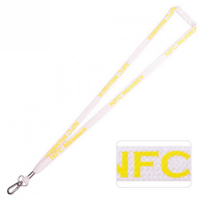 PCLB01_white Bamboo Bootlace Lanyard