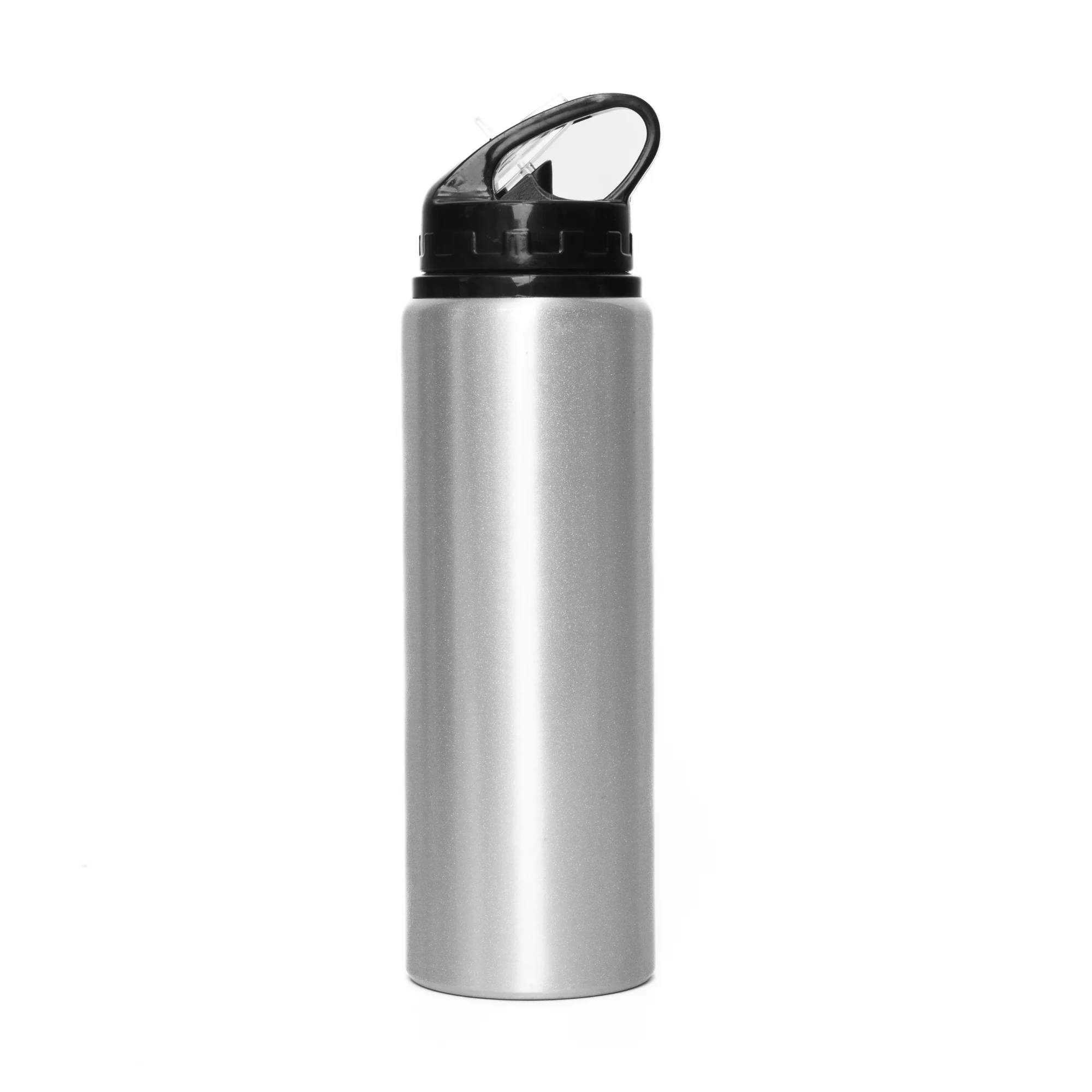 750Ml Aluminium Water Bottle With Straw