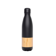 Bondi Vacuum Bottle With Bamboo Accent