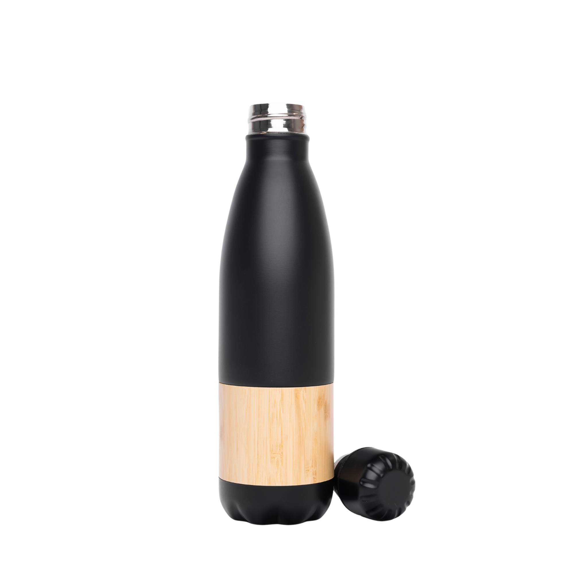 Bondi Vacuum Bottle With Bamboo Accent