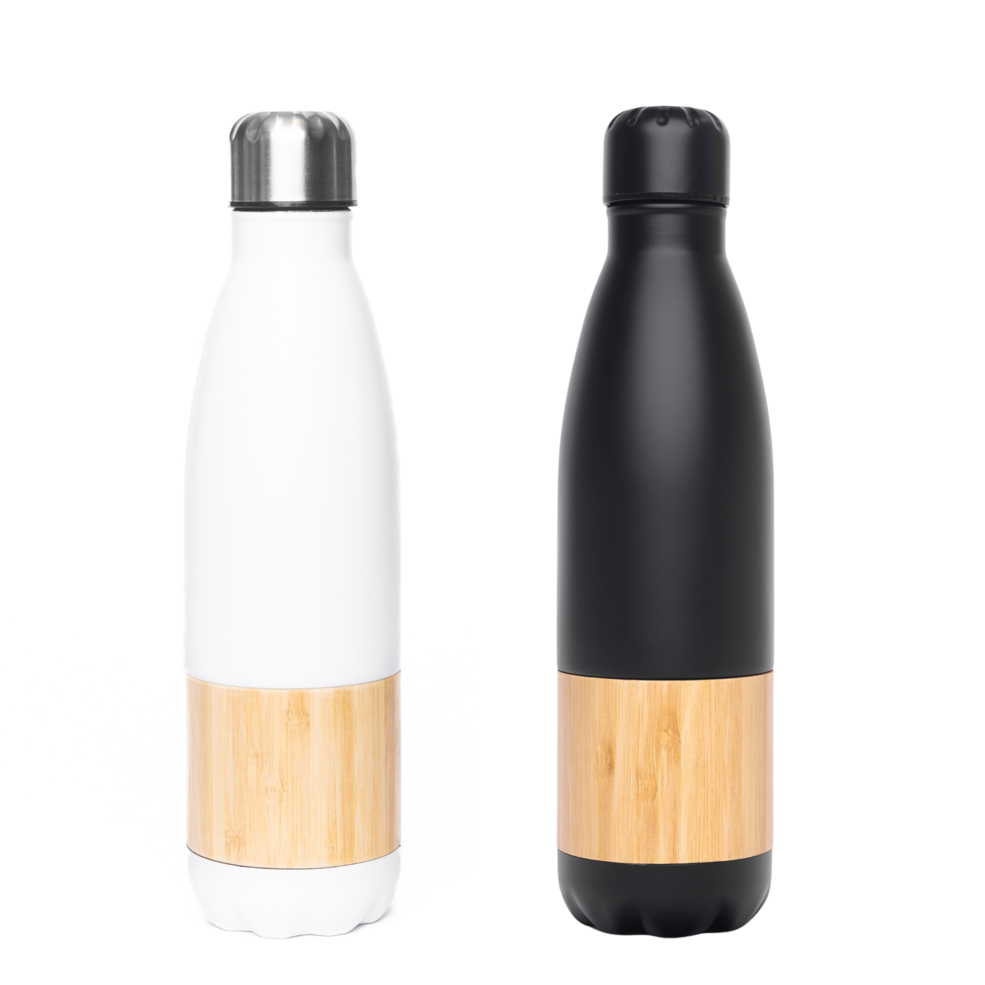 Bondi Vacuum Bottle With Bamboo Accent